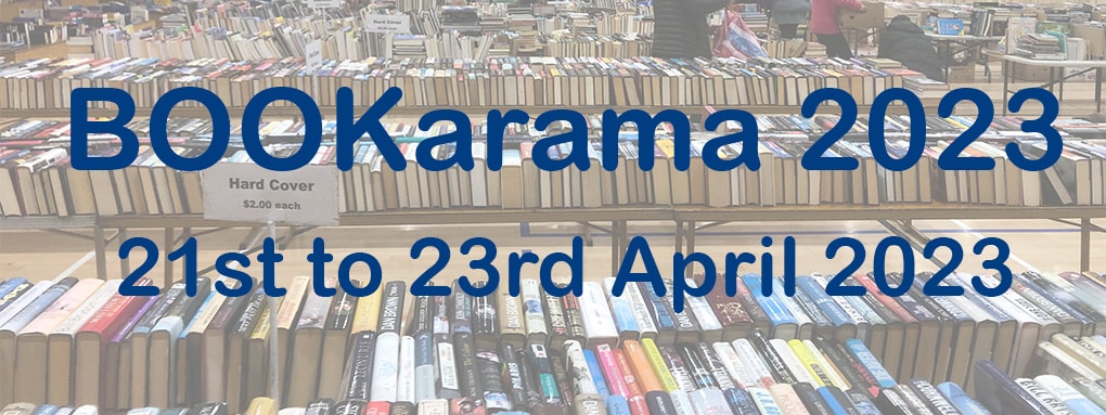 BOOKarama 2023 to be held 21st to 23rd April 2023 at YMCA Recreation Centre Bishopdale