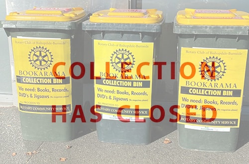 Our collection bins have been withdrawn