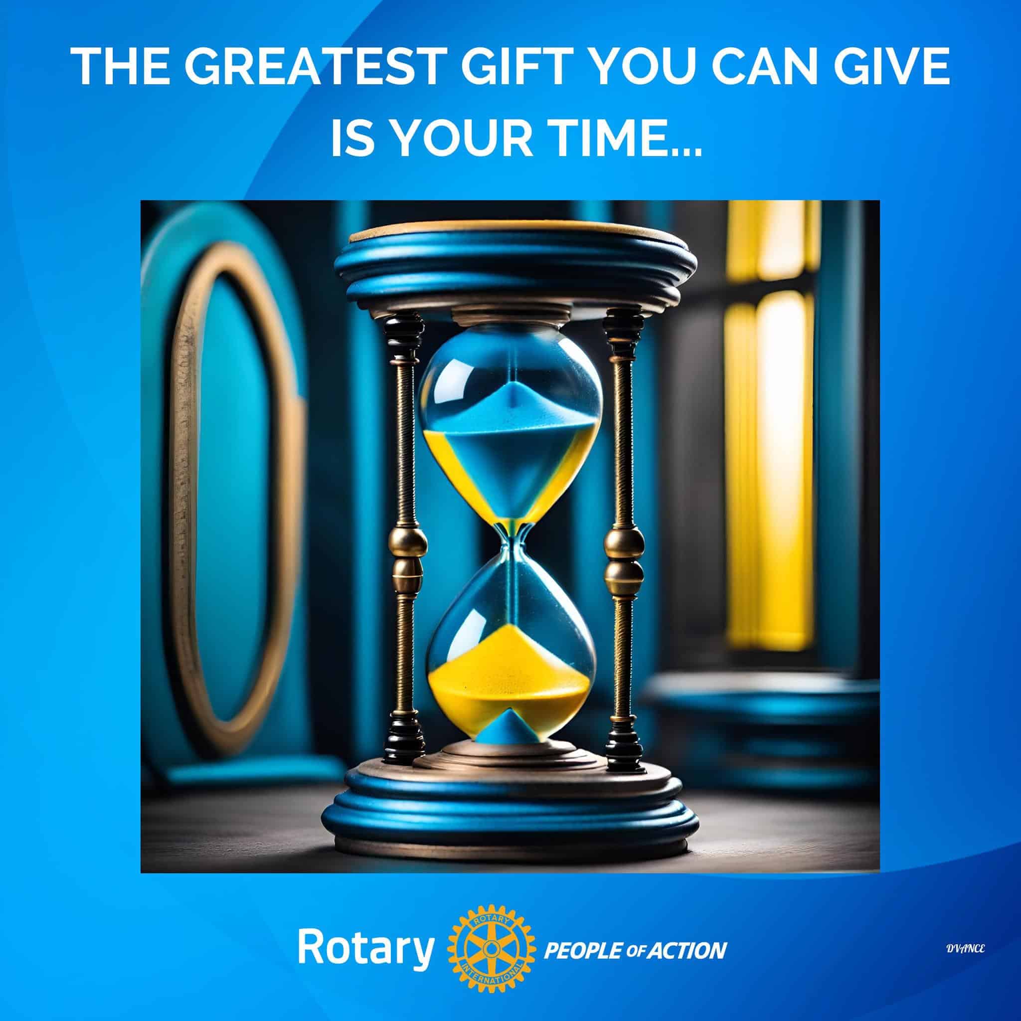 Do you have time? Then Rotary could be for you