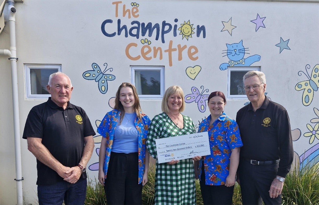 Donation to the Champion Centre