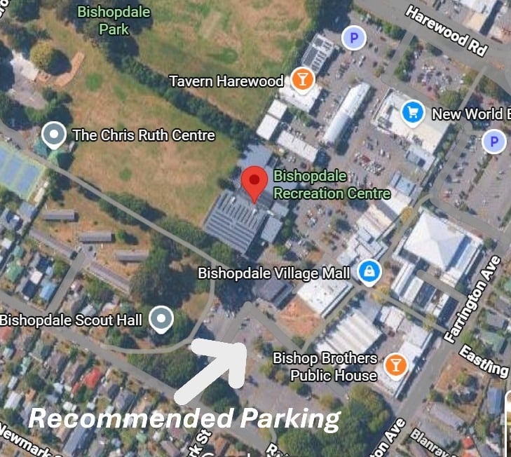 Bishopdale Recreation Centre Map