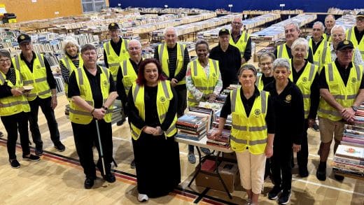 Our member and friends joining together at BOOKarama, our major fundraisier